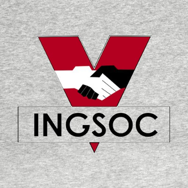 INGSOC. GEORGE ORWELL 1984 NOVEL LOGO by FrenkMelk